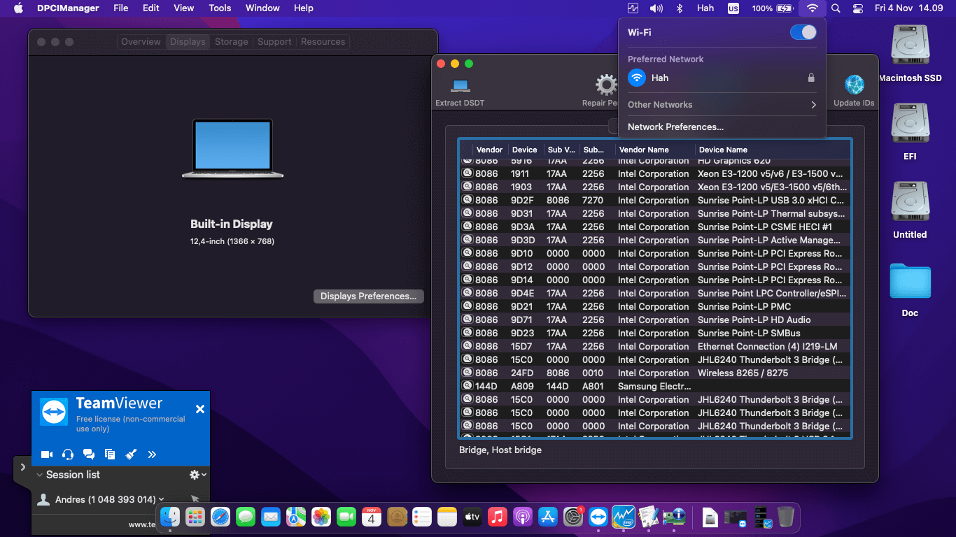 Lenovo Thinkpad X280 [KabyLake R   Intel UHD 620 + PS2]   OpenCore 2